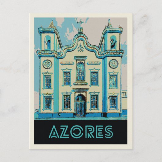 Azoren - Terceira - Inselbeispiel Portugal Postkarte (Vorderseite)