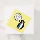 Azoren Vortrag von Penguin Personalisiert Geschenkanhänger (Beispiel)