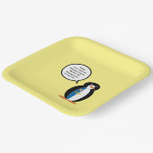 Azoren Vortrag von Penguin Personalisiert Pappteller (Gewinkelt)