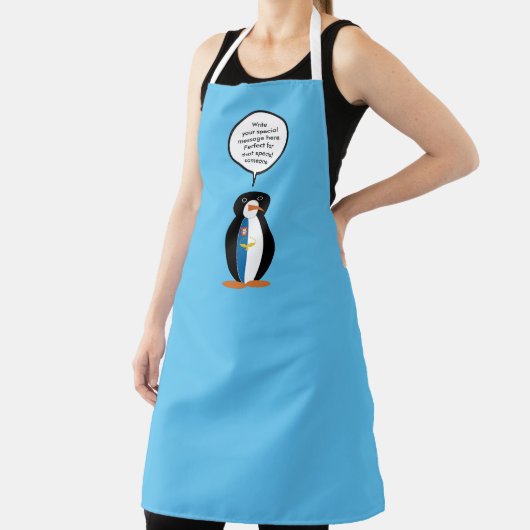Azoren Vortrag von Penguin Personalisiert Schürze (InSitu)