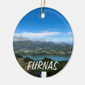 Azoren: Weihnachtsdekoration Keramik Ornament (Links)