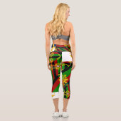 Azorener Stolz Capri Leggings (Rückseite)