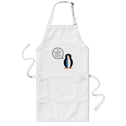 Azorenflagge Gesprächspartnerin mit Penguin Lange Schürze (Vorne)