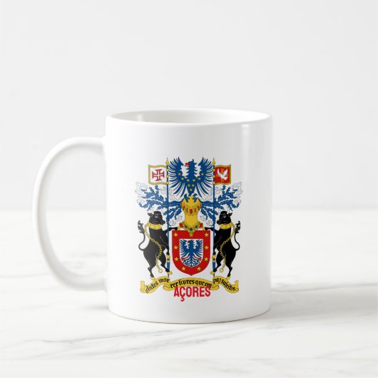 Azores coat of arms kaffeetasse (Links)