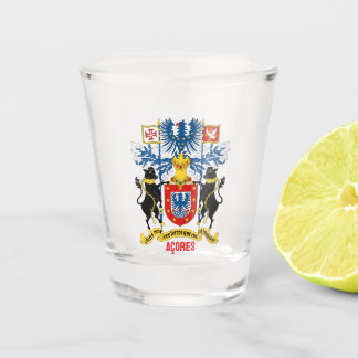 Azores coat of arms schnapsglas