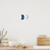 Azores Flag Poster Print (Küche)