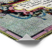 Azores Historic Map Poster (Ecke)