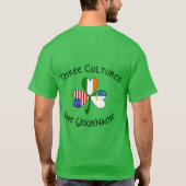 Azores Ireland USA Shamrock Flag Personalized Men T-Shirt (Rückseite)