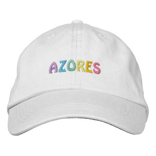 AZORES-Kappe (verstellbarer Sitz) Bestickte Kappe