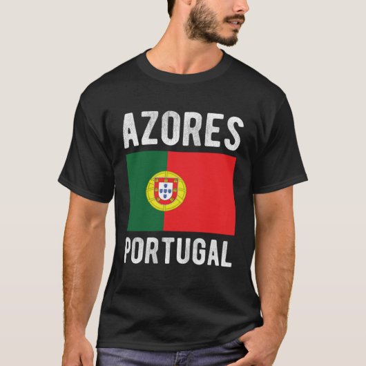 Azores Portugal Portuguese Souvenir Tourist T-Shirt (Vorderseite)