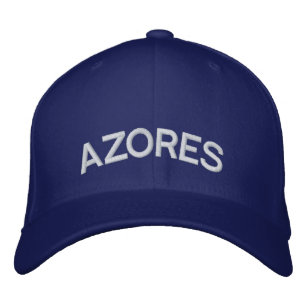Azores Royal Blue Custom Baseball Cap Bestickte Kappe
