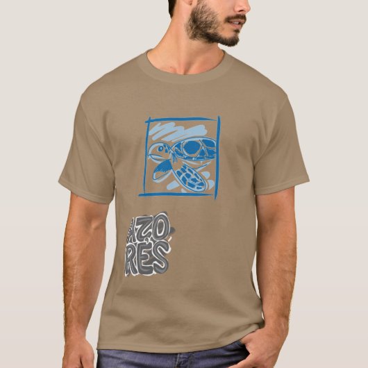 Azores Turtle T-Shirt (Vorderseite)