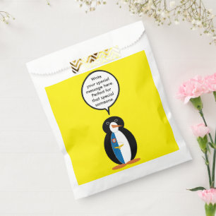 Azorische sprechende Frau Penguin Personalisiert  Geschenktütchen