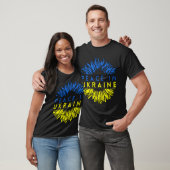 Azov Peace In Ukraine Sunflower - Stand With Ukrai T-Shirt (Unisex)