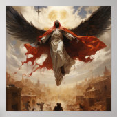 Azrael Floating Over Humanity - Poster (Vorne)