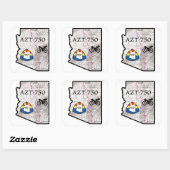 AZT750 Aufkleber (Blatt)