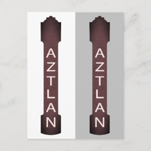Aztalan-Theater-Schilder Postkarte