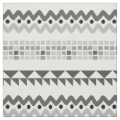Aztec Abstrakt Gray Triaingle Geometric Muster Stoff (Muster)