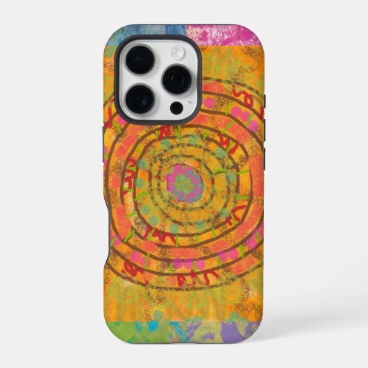 Aztec Abstrakt iPhone Hülle (Rückseite)