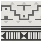 Aztec Abstrakt Triangle Black Any Color Geometric Stoff (Nahaufnahme)