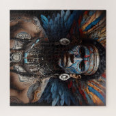 Aztec Abstrakt Vibranal Fusion Art Puzzle (Horizontal)