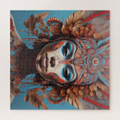 Aztec Abstrakt Vibranal Fusion Art Puzzle (Horizontal)