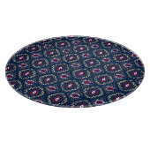 Aztec Allure: Stamm gestreift Elegance Schneidebrett (Ecke)
