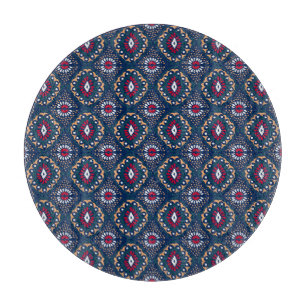 Aztec Allure: Stamm gestreift Elegance Schneidebrett