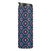 Aztec Allure: Stamm gestreift Elegance Thermosbecher (Nach rechts gedreht)