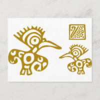 Aztec Alte Vögel! Antike Kulturen entwerfen!