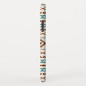 Aztec Aquamarin Terracotta Schwarzes Creme Mixed M Case-Mate iPhone Hülle (Hinten/Rechts)