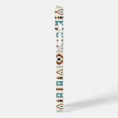 Aztec Aquamarin Terracotta Schwarzes Creme Mixed M Case-Mate iPhone Hülle (Rückseite / Links)