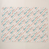 Aztec Arrow Tribal Muster Sherpadecke (Vorderseite (Horizontal))