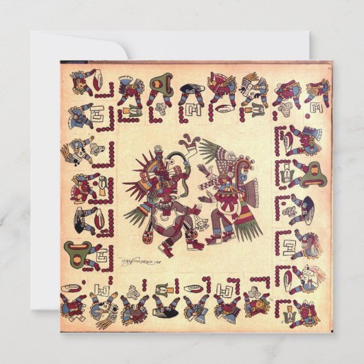 Aztec Art Card Karte (Vorderseite)