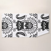 Aztec Art - Lizard Muster Badehandtuch (Badehandtuch)