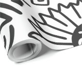 Aztec Art - Lizard Muster Geschenkpapier (Rolleneckpunkt)