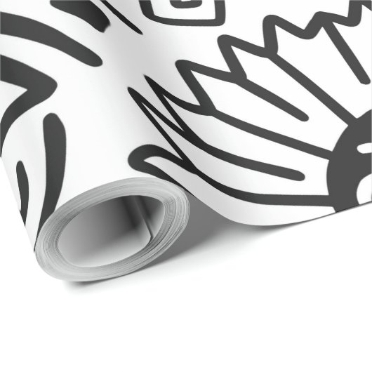 Aztec Art - Lizard Muster Geschenkpapier (Rolleneckpunkt)