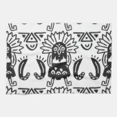 Aztec Art - Lizard Muster Geschirrtuch (Horizontal)