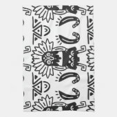 Aztec Art - Lizard Muster Geschirrtuch (Vertikal)