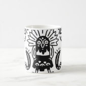 Aztec Art - Lizard Muster Kaffeetasse (Mittel)