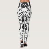 Aztec Art - Lizard Muster Leggings (Rückseite)