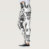 Aztec Art - Lizard Muster Leggings (Links)