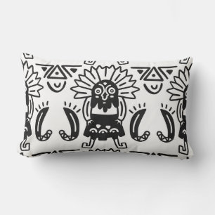 Aztec Art - Lizard Muster Lendenkissen