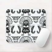 Aztec Art - Lizard Muster Mousepad (Mit Mouse)