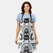 Aztec Art - Lizard Muster Schürze (Getragen)