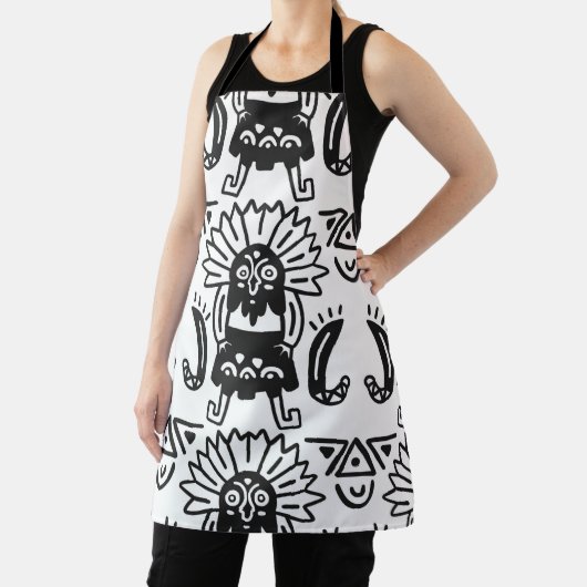 Aztec Art - Lizard Muster Schürze (InSitu)