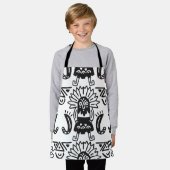 Aztec Art - Lizard Muster Schürze (Getragen)