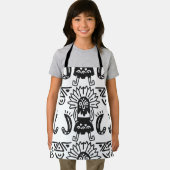 Aztec Art - Lizard Muster Schürze (Insitu)