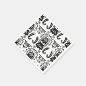 Aztec Art - Lizard Muster Serviette (Ecke)