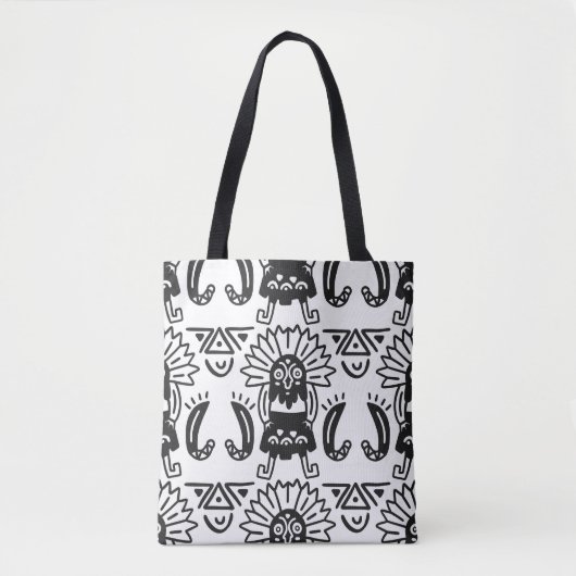 Aztec Art - Lizard Muster Tasche (Vorderseite)